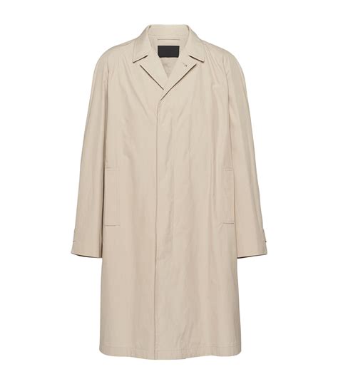 prada overcoat mens|Cotton.